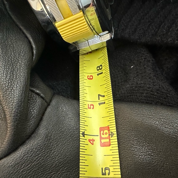 Diesel Black Leather Jacket - Picture 7 of 10